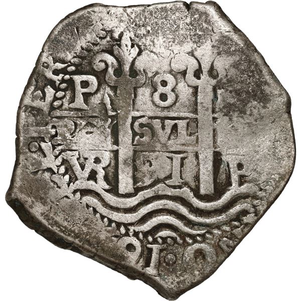 BOLIVIA, Potosí, cob 8 reales, 1691 VR.