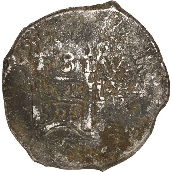 BOLIVIA, Potosí, cob 8 reales, 1691 VR, ex-Pasay Hoard.