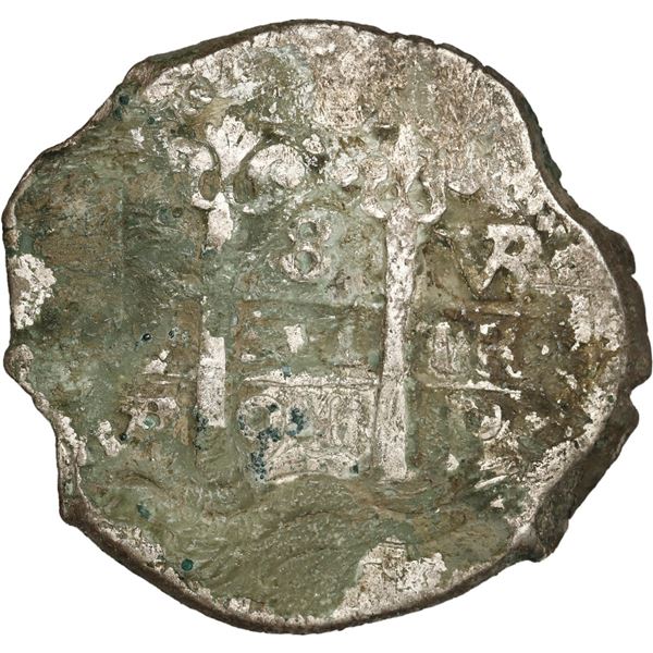 BOLIVIA, Potosí, cob 8 reales, 1691 VR, ex-Pasay Hoard.