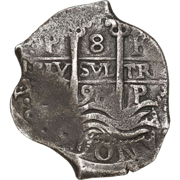 BOLIVIA, Potosí, cob 8 reales, 1698 F.
