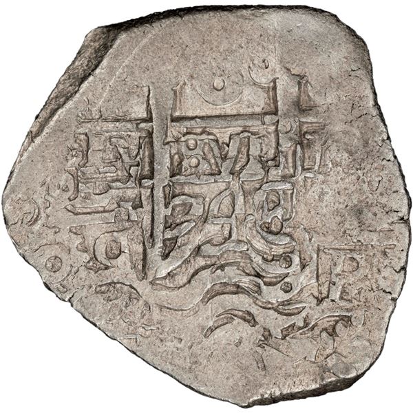 BOLIVIA, Potosí, cob 8 reales, 1748 q, PCGS AU50.