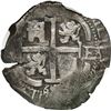 Image 2 : BOLIVIA, Potosí, cob 4 reales, 1665 E, NGC XF details / environmental damage.