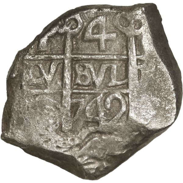 BOLIVIA, Potosí, cob 4 reales, 1742 C.