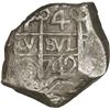 Image 1 : BOLIVIA, Potosí, cob 4 reales, 1742 C.
