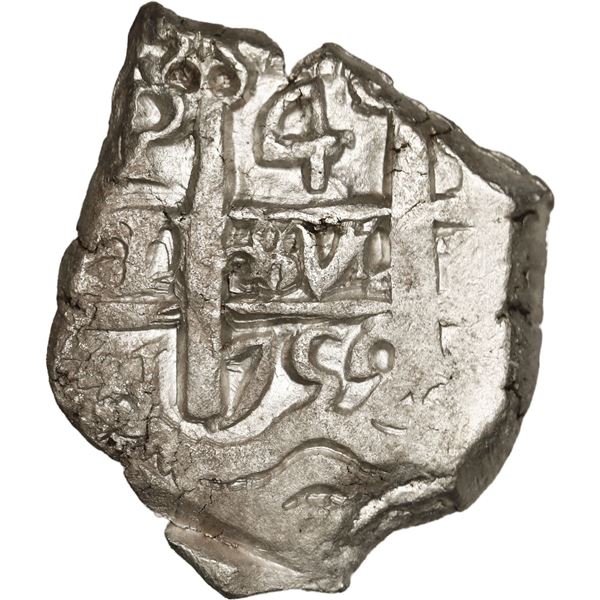 BOLIVIA, Potosí, cob 4 reales, 1752 q.