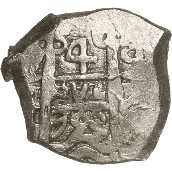 BOLIVIA, Potosí, cob 4 reales, 1753 q.