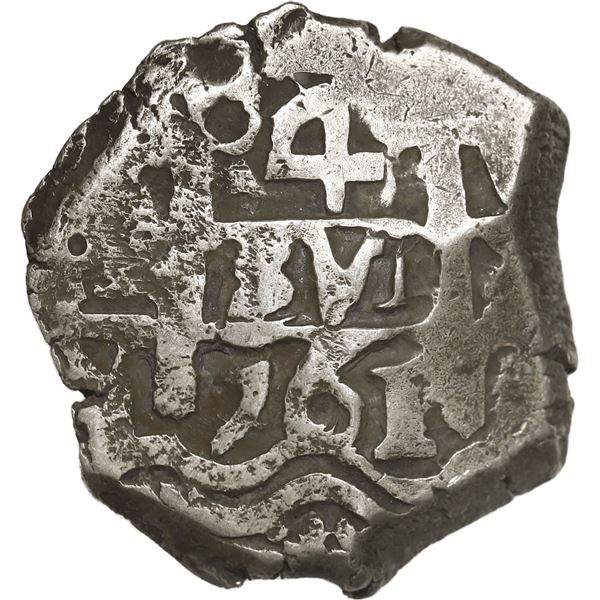 BOLIVIA, Potosí, cob 4 reales, 1761 V-Y-V.