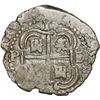 Image 2 : BOLIVIA, Potosí, cob 2 reales, 1656 E, error denomination I above cross, rare, ex-Trastámara.