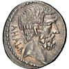 Image 2 : ANCIENT ROMAN, Roman Imperatorial, AR denarius, Brutus (died 42 BC), issue as moneyer, ca. 54 BC, NG