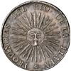 Image 1 : ARGENTINA (River Plate Provinces), Potosí mint, 8 soles, 1815 FL, NGC AU 53.