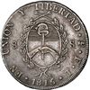Image 2 : ARGENTINA (River Plate Provinces), Potosí mint, 8 soles, 1815 FL, NGC AU 53.