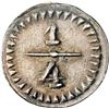 Image 2 : ARGENTINA (Córdoba), ¼ real, no date (1853-54), eight-pointed sun, NGC AU 58.
