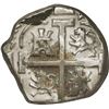Image 2 : ARGENTINA (Tucumán), "imitation cob" 2 reales, "752" date (1820-1), proper quadrants in cross, rare.