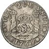 Image 1 : BOLIVIA, Potosí, pillar 4 reales, Charles III, 1769 JR, fancy 9, NGC VF details / cleaned, ex-Almena