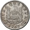 Image 1 : BOLIVIA, Potosí, pillar 1 real, Charles III, 1767 JR, NGC VF details / cleaned, ex-Almenara.