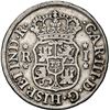 Image 2 : BOLIVIA, Potosí, pillar 1 real, Charles III, 1767 JR, NGC VF details / cleaned, ex-Almenara.