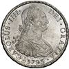 Image 1 : BOLIVIA, Potosí, bust 8 reales, Charles IV, 1793 PR, NGC MS 62+.