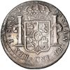 Image 2 : BOLIVIA, Potosí, bust 8 reales, Charles IV, 1803 PJ, struck 5% off-center mint error, NGC Mint Error