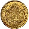 Image 1 : BOLIVIA, Potosí, gold ½ scudo, 1868 FE, NGC MS 65, "top pop," ex-Caballero.