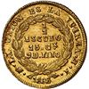 Image 2 : BOLIVIA, Potosí, gold ½ scudo, 1868 FE, NGC MS 65, "top pop," ex-Caballero.