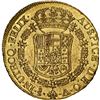 Image 2 : CHILE, Santiago, gold bust 8 escudos, Charles III ("rat nose" bust), 1768 A, upright assayer, very r