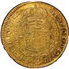 Image 2 : CHILE, Santiago, gold bust 4 escudos, Charles IV, 1796 DA, rare, PCGS AU55, finest and only example 