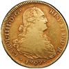 Image 1 : CHILE, Santiago, gold bust 4 escudos, Charles IV, 1797 DA, rare, PCGS VF20, finest and only example 