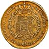 Image 2 : CHILE, Santiago, gold bust 4 escudos, Charles IV, 1797 DA, rare, PCGS VF20, finest and only example 