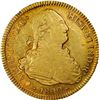 Image 1 : CHILE, Santiago, gold bust 4 escudos, Charles IV, 1800 AJ, extremely rare, PCGS AU53, finest and onl