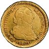 Image 1 : CHILE, Santiago, gold bust 2 escudos, Charles IV (bust of Charles III), 1801 AJ, very rare, PCGS XF4
