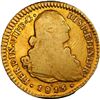Image 1 : CHILE, Santiago, gold bust 2 escudos, Ferdinand VII (bust of Charles IV), 1813 FJ, extremely rare, P