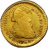 Image 1 : CHILE, Santiago, gold bust 1 escudo, Charles III, 1783/2 DA, very rare, PCGS XF45, finest and only e