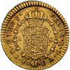 Image 2 : CHILE, Santiago, gold bust 1 escudo, Charles III, 1788 DA, very rare, NGC VF 30, finest and only exa
