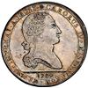 Image 1 : CHILE, Santiago, 8 reales-sized proclamation medal, Charles IV, 1789, for the City of Santiago, by N