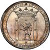 Image 2 : CHILE, Santiago, 8 reales-sized proclamation medal, Charles IV, 1789, for the City of Santiago, by N