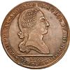 Image 1 : CHILE, Santiago, bronze 8 reales-sized proclamation medal, Charles IV, 1789, for Los Indios Araucano