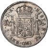 Image 2 : CHILE, Santiago, bust 8 reales, Charles IV transitional (bust of Charles III, ordinal IV), 1790 DA, 