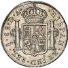 Image 2 : CHILE, Santiago, bust 8 reales, Charles IV, 1792 DA, rare, NGC AU details / cleaned (Colección Val y