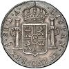 Image 2 : CHILE, Santiago, bust 8 reales, Charles IV, 1797 DA, NGC XF 45 (Colección Val y Mexía Label).