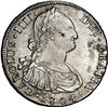 Image 1 : CHILE, Santiago, bust 8 reales, Charles IV, 1804/3 FJ, NGC AU details / cleaned (Colección Val y Mex