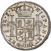 Image 2 : CHILE, Santiago, bust 8 reales, Ferdinand VII, 1814 FJ, NGC AU 55+.