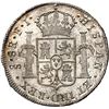 Image 2 : CHILE, Santiago, bust 8 reales, Ferdinand VII, 1815 FJ, NGC MS 63.