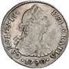 Image 1 : CHILE, Santiago, bust 4 reales, Charles IV transitional (bust of Charles III, ordinal IV), 1790 DA, 