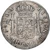 Image 2 : CHILE, Santiago, bust 4 reales, Charles IV transitional (bust of Charles III, ordinal IV), 1790 DA, 