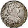 Image 1 : CHILE, Santiago, bust 4 reales, Charles IV, 1793 DA, NGC VF 30, finest known in NGC census.