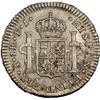 Image 2 : CHILE, Santiago, bust 1 real, Ferdinand VII (bust of Charles IV), 1817 FJ, PCGS AU details / cleaned
