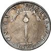 Image 1 : CHILE, Santiago, "volcano" peso, 1822 FI, NGC XF details / rev scratched.