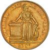 Image 1 : CHILE, Santiago, gold 8 escudos, 1843/2 IJ, reeded edge, NGC AU details / edge filing, ex-Norweb (st