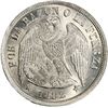 Image 1 : CHILE, Santiago, "condor" peso, 1882, PCGS MS63.