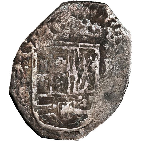 COLOMBIA, Bogotá, cob 1 real, 1628, assayer not visible (P below denomination upright I to right), l